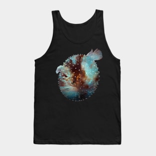 Galaxy Pufferfish Tank Top